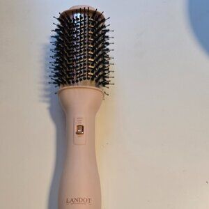LANDOT Hair Blow Dryer Brush: One-Step Hot Air Brush with 60mm Oval Barrel